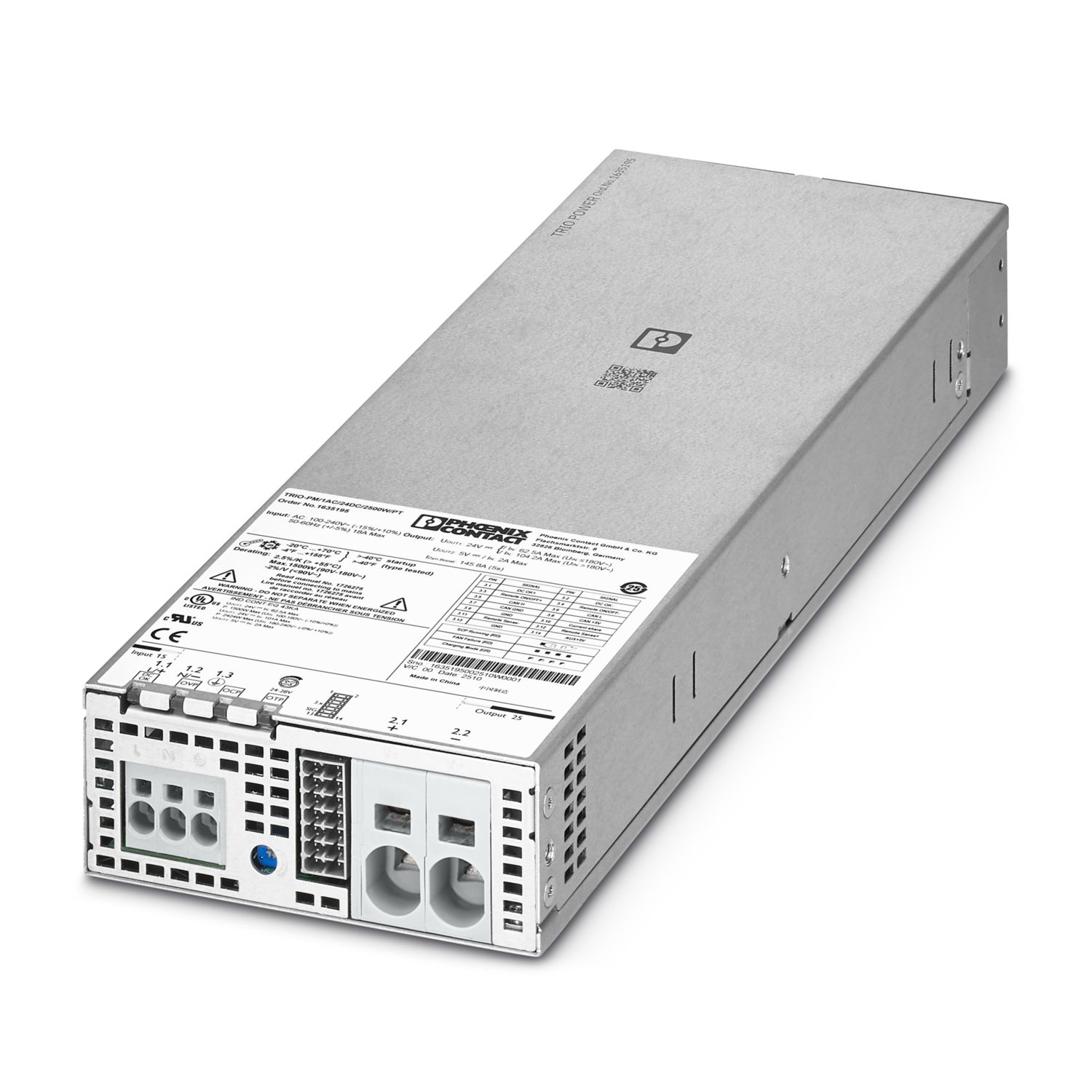 TRIO-PM/1AC/24DC/2500W/PT