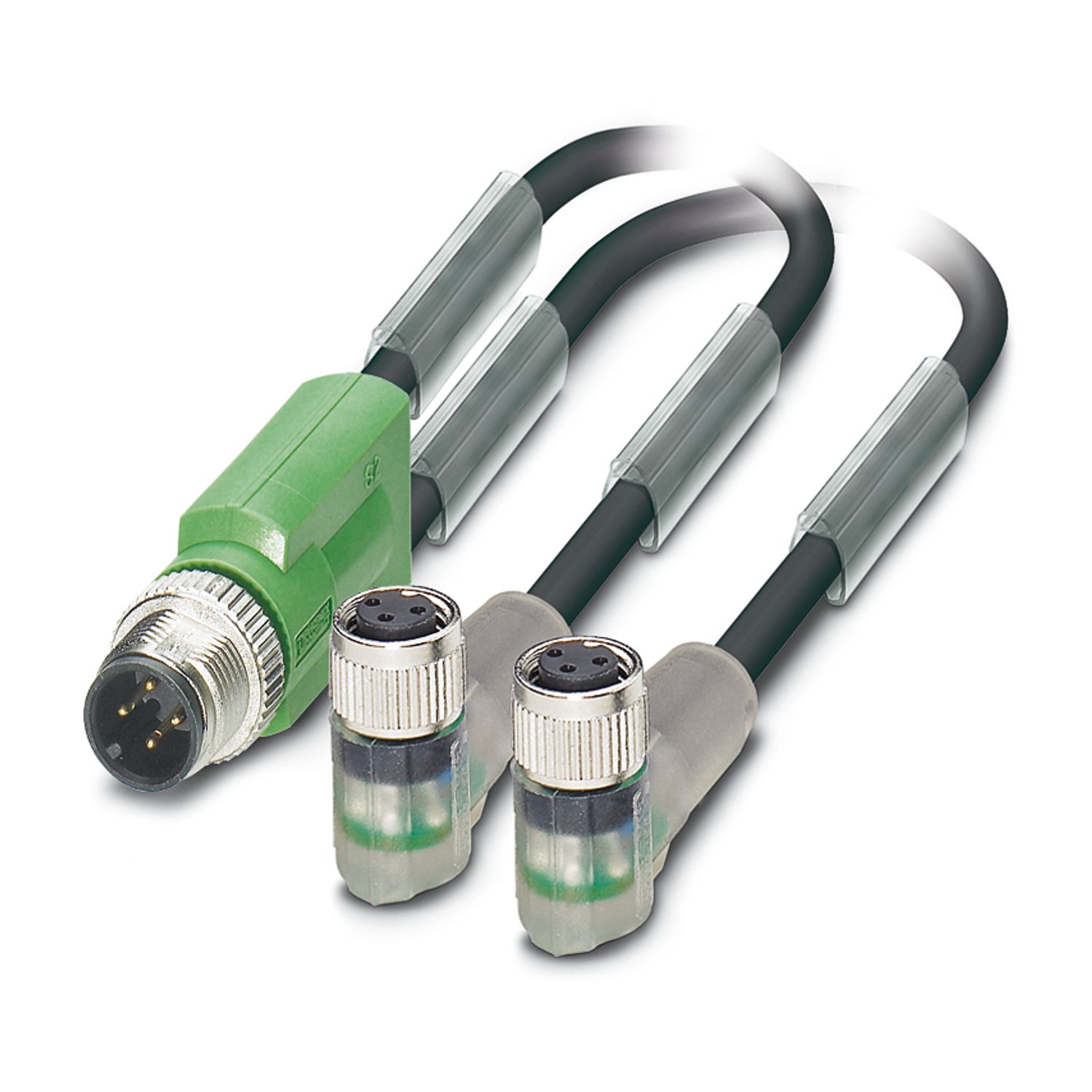 SAC-3P-M12Y/2X1,5-PUR/M 8FR-2L
