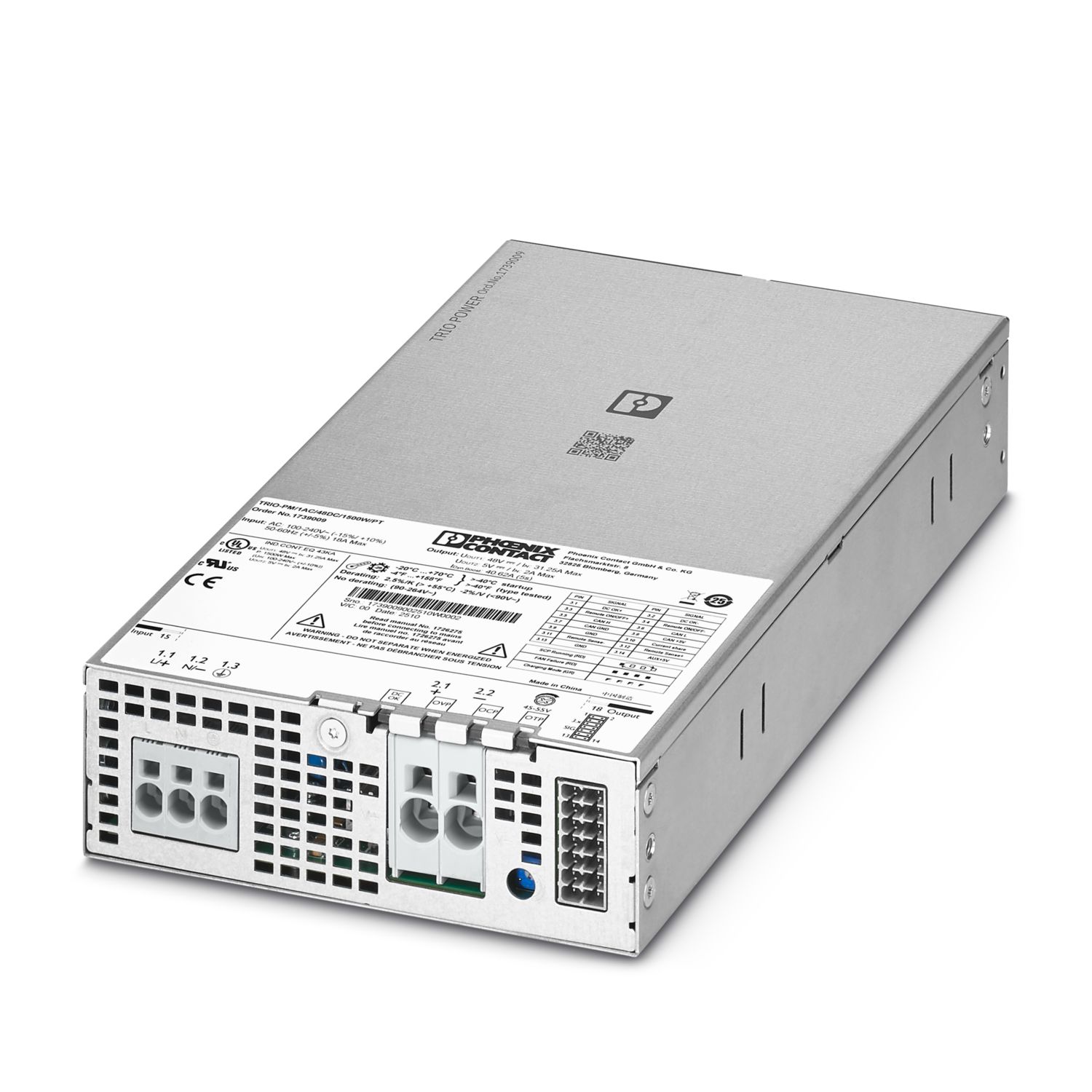 TRIO-PM/1AC/48DC/1500W/PT