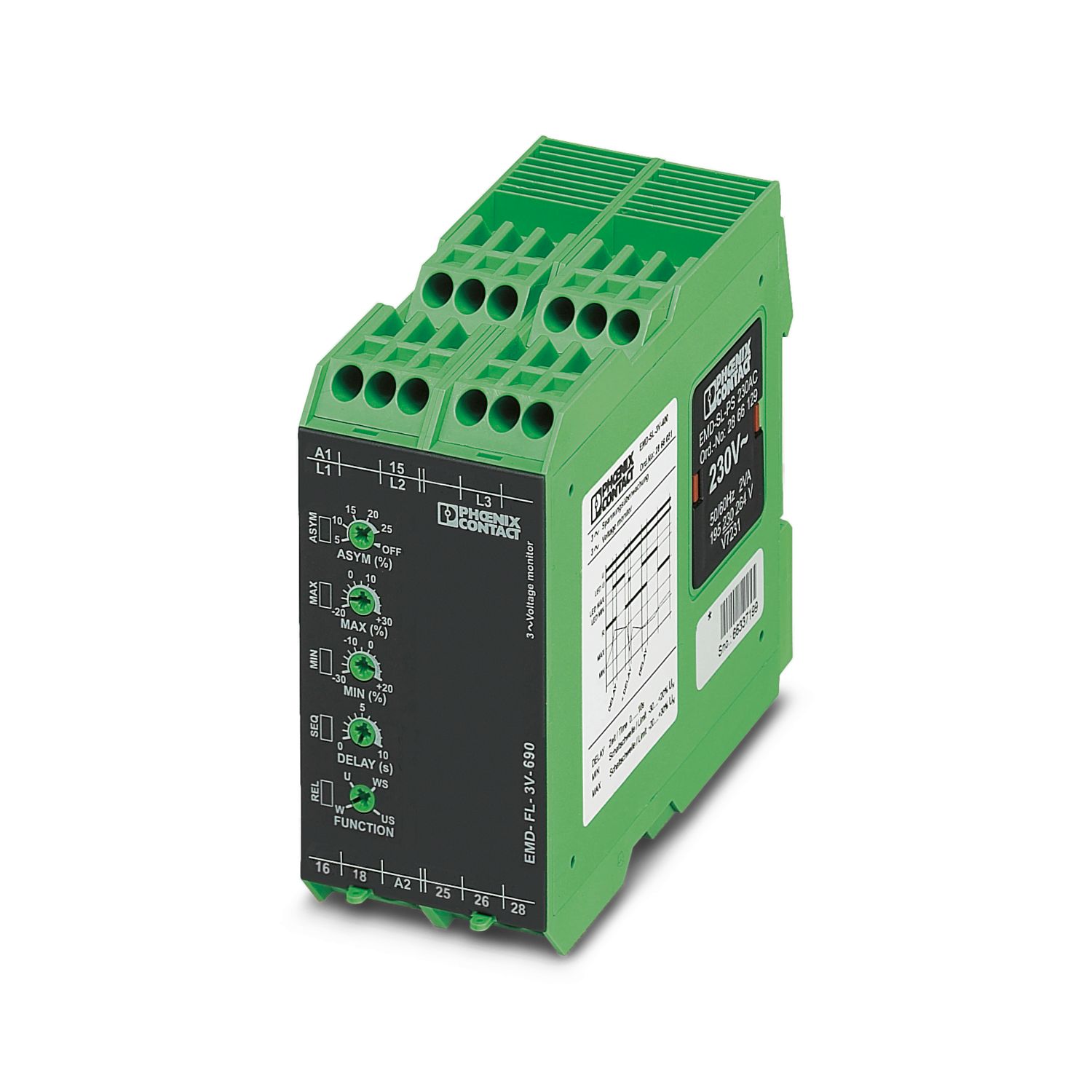 EMD-FL-3V-500 Rơ le giám sát điện áp
