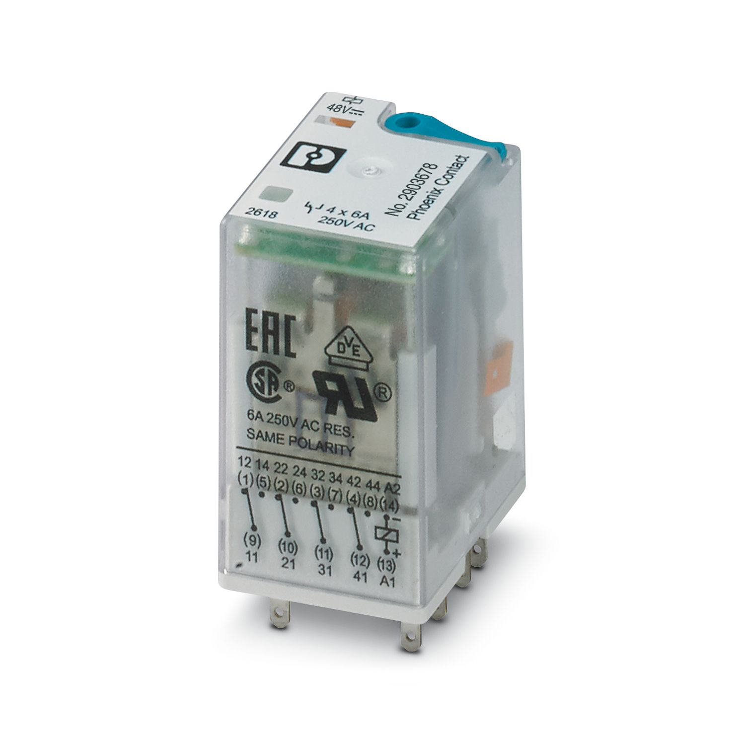 REL-IR4/LDP- 48DC/4X21 – Dòng relay 48DC
