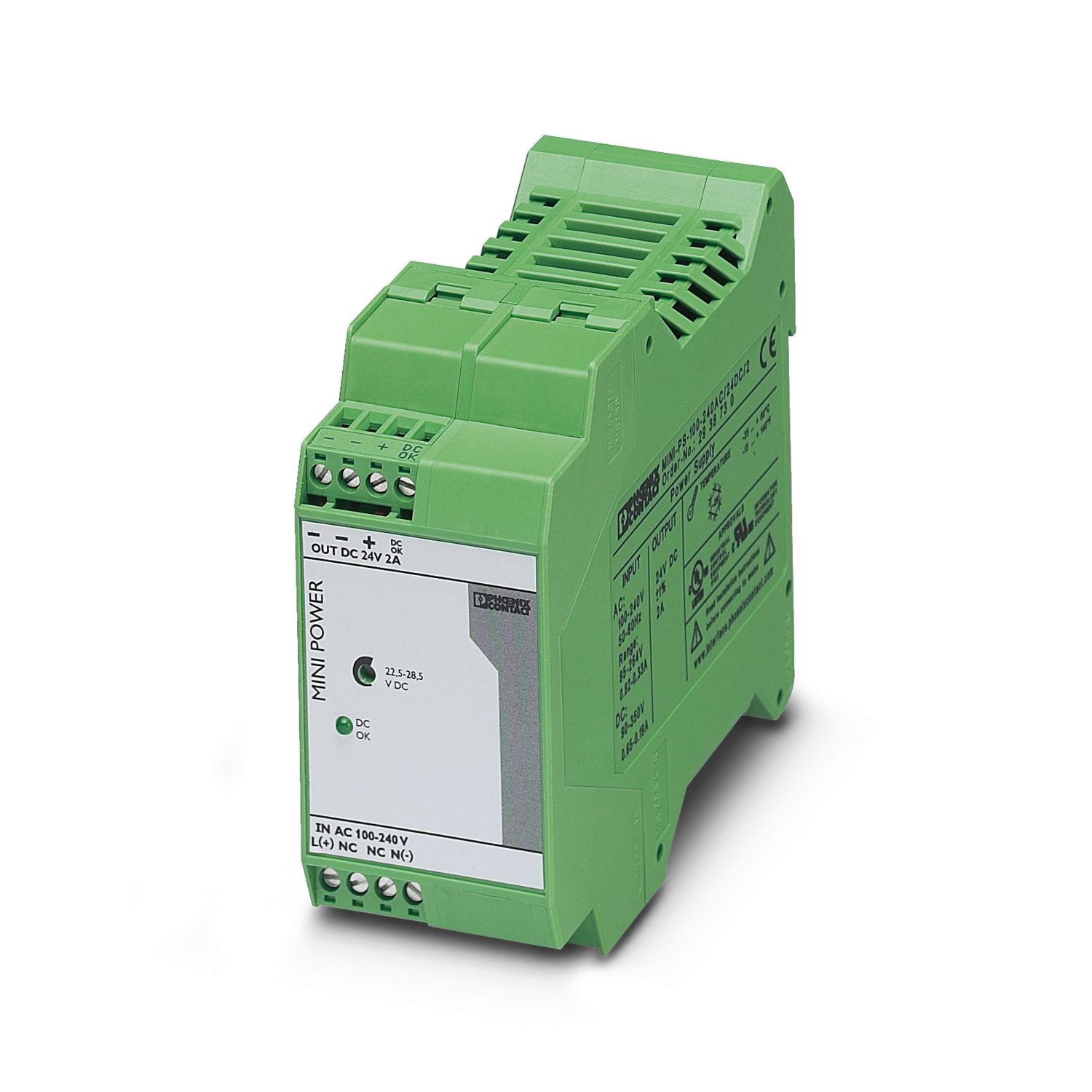 MINI-PS-100-240AC/24DC/2 – Nguồn Mini 24DC/2A